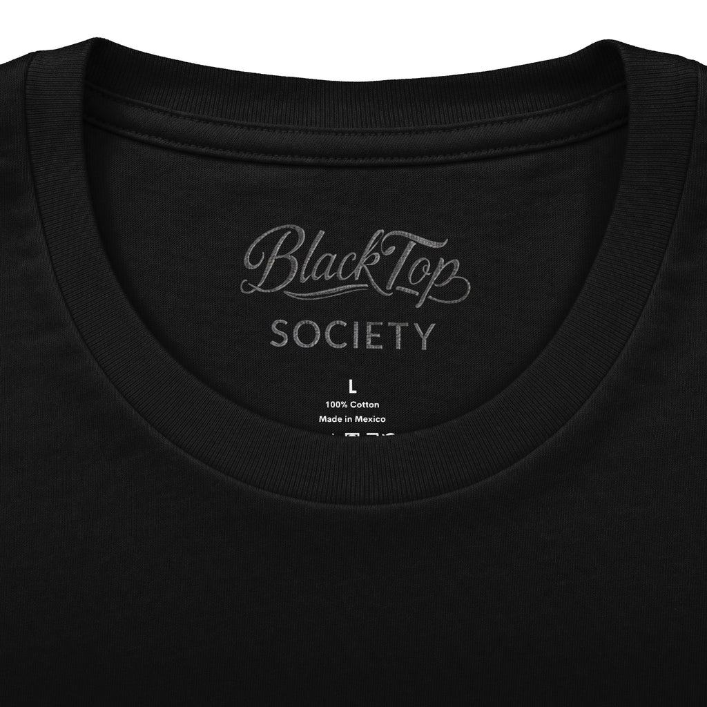 BlackTop Society Tee — Vintage Street Portrait Graphic T-Shirt