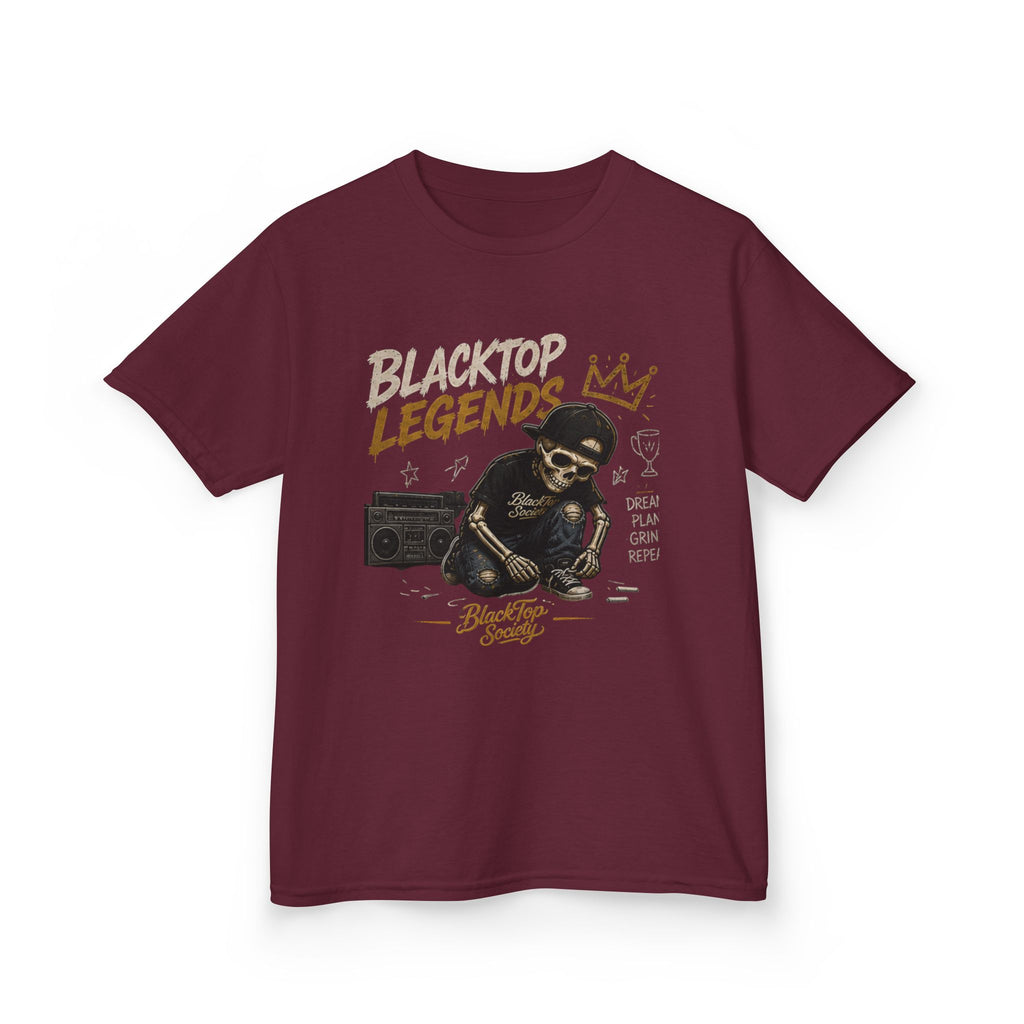 Kids 'Blacktop Legend' Graphic Tee — Youth Streetwear Shirt