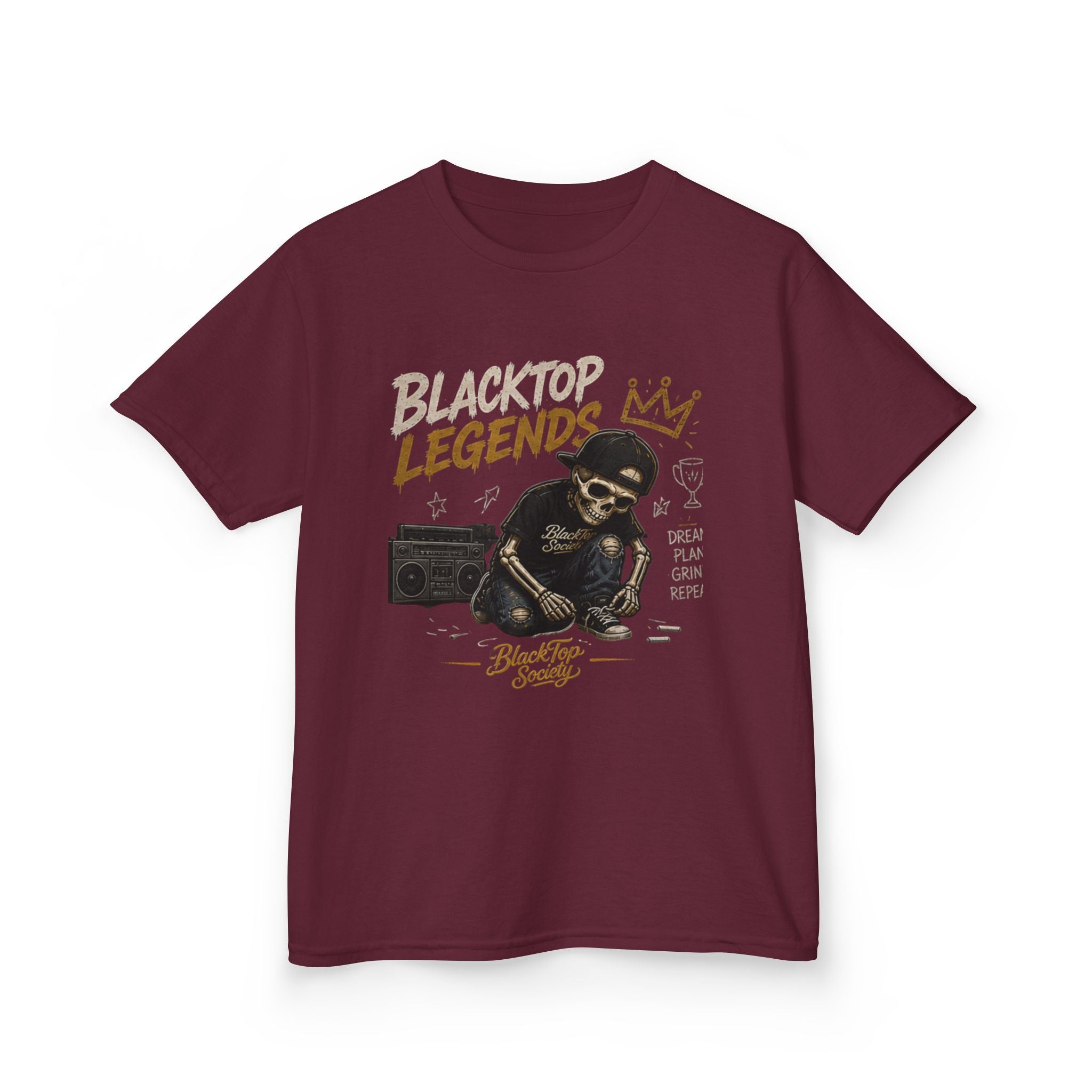 Kids 'Blacktop Legend' Graphic Tee — Youth Streetwear Shirt