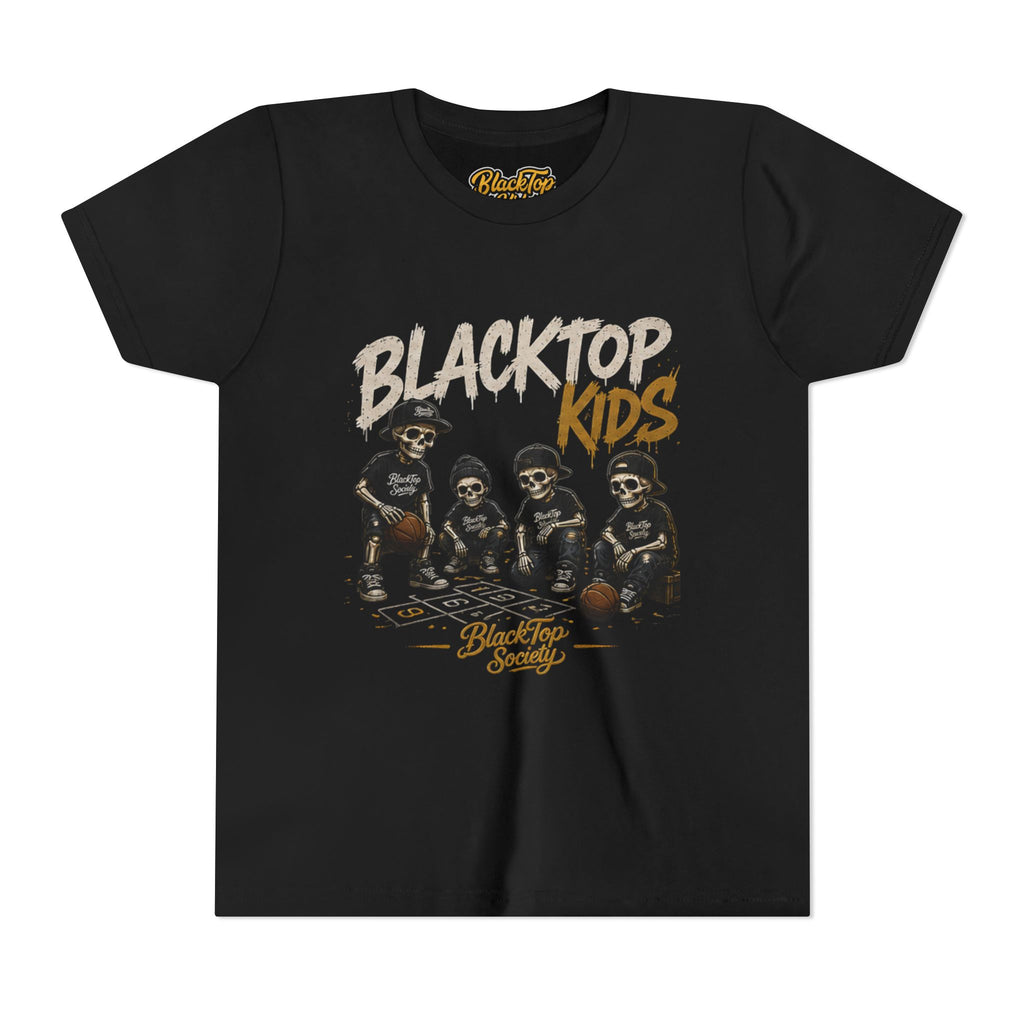 Blacktop Kids retro basketball youth shirt — Blacktop Society