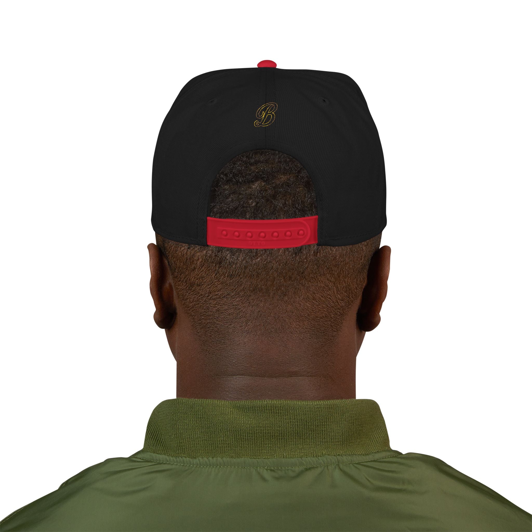 Embroidered American Flag Snapback Hat — Rose & Skull Streetwear Cap