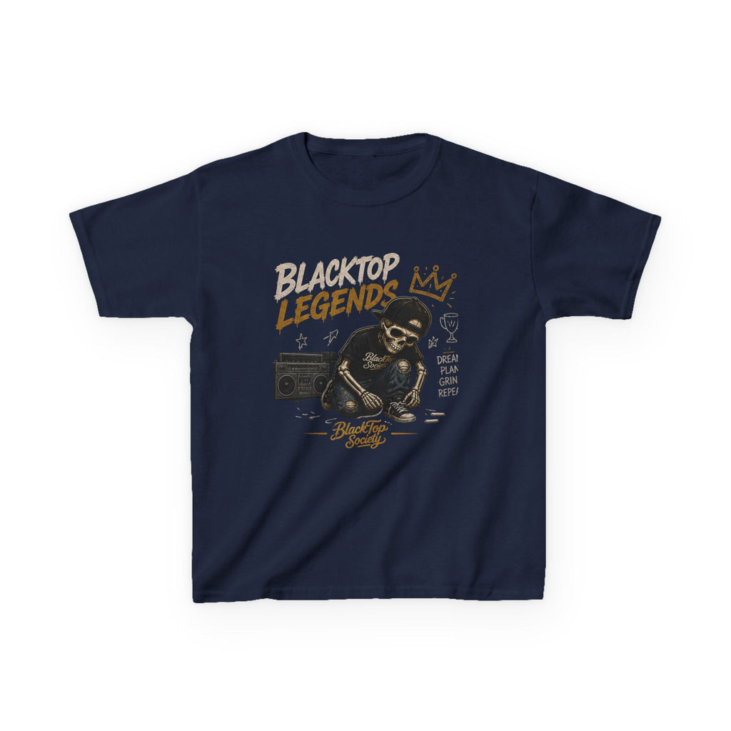 Kids 'Blacktop Legend' Graphic Tee — Youth Streetwear Shirt