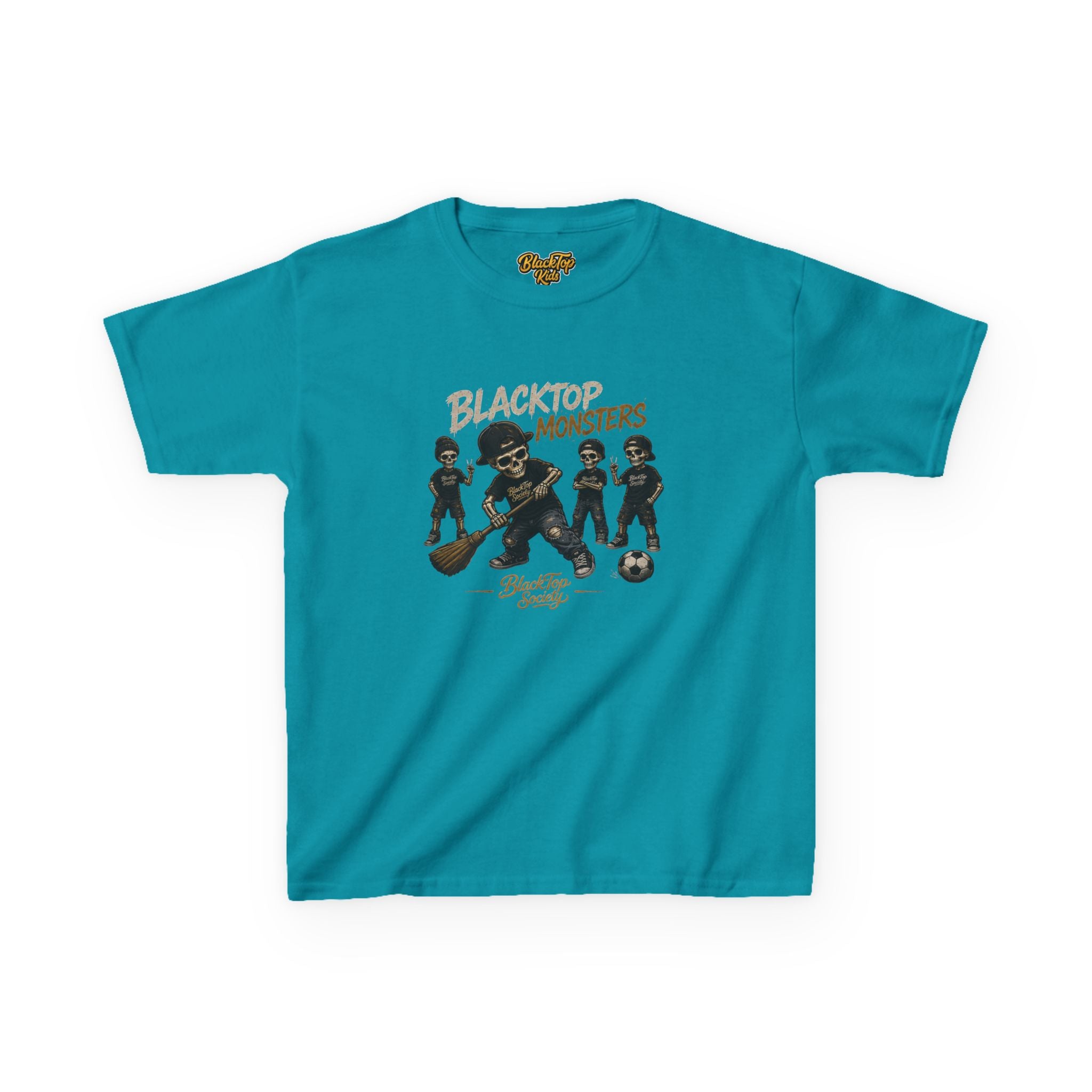 Blacktop Monsters skate crew graphic kids tee - Blacktop Society