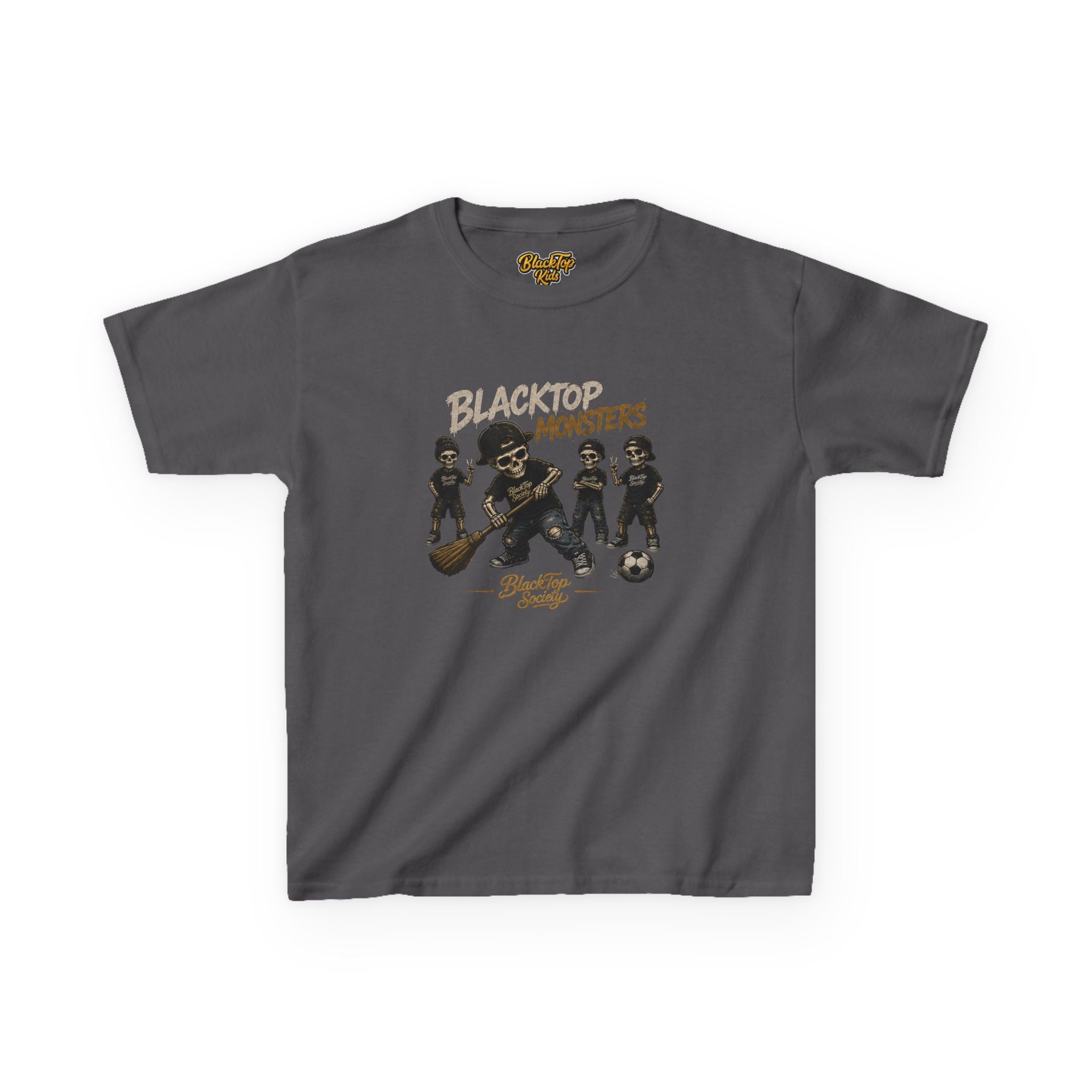 Blacktop Monsters skate crew graphic kids tee - Blacktop Society