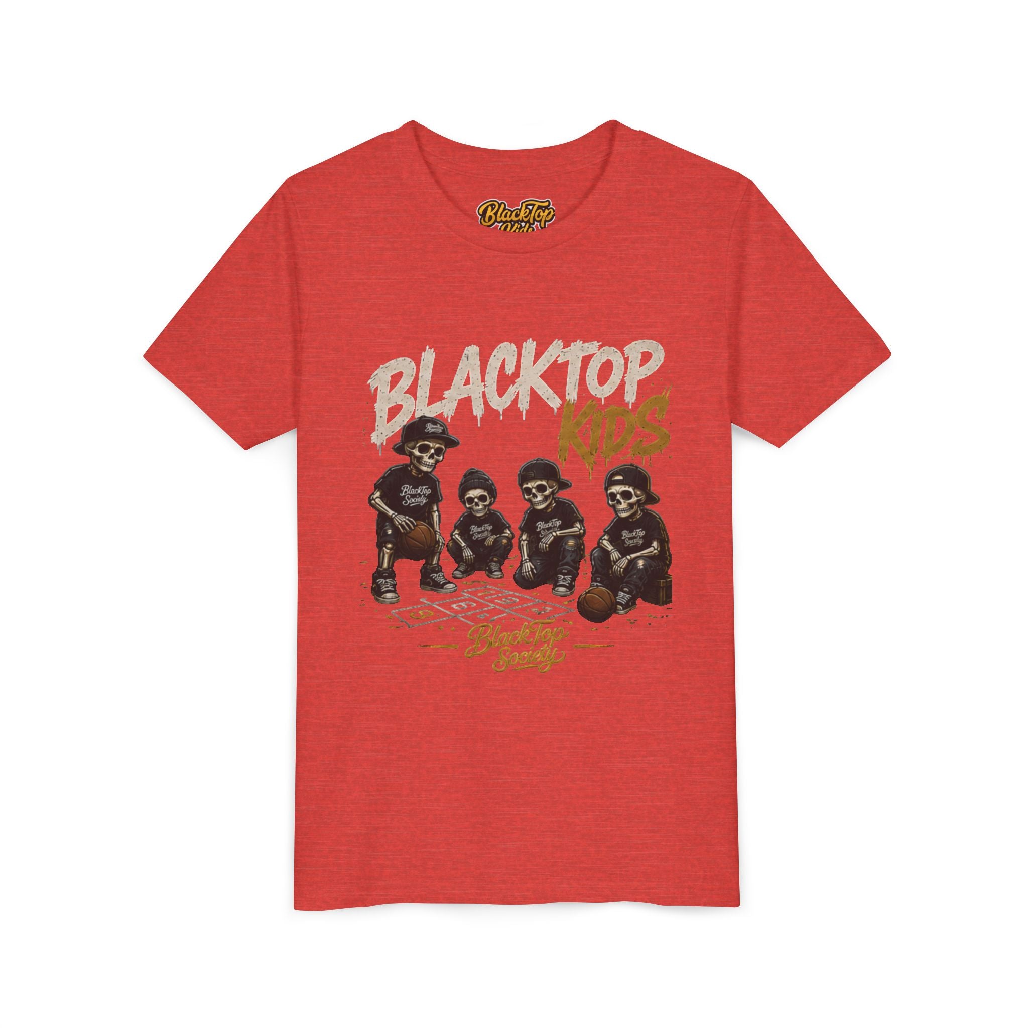 Blacktop Kids retro basketball youth shirt - Blacktop Society