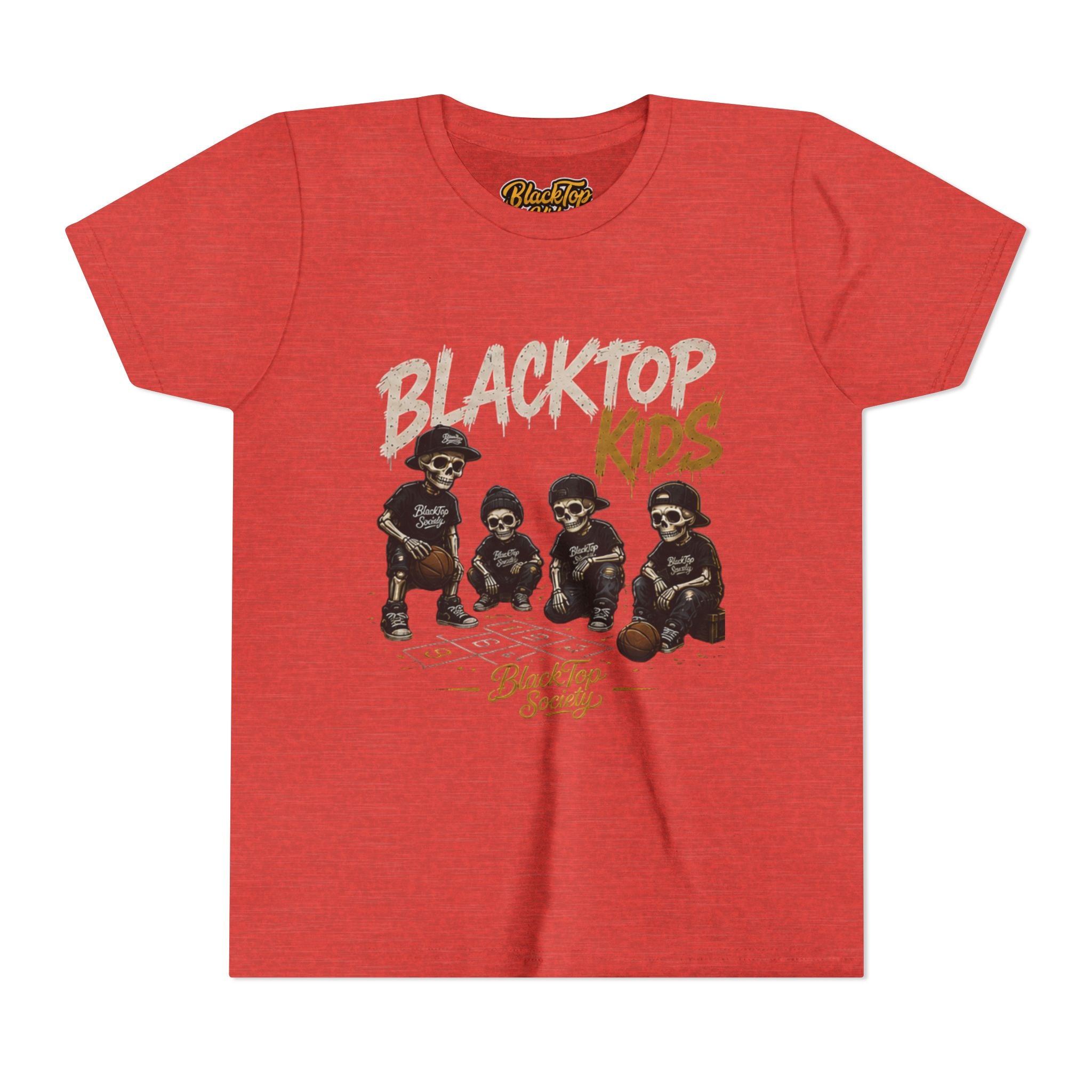 Blacktop Kids retro basketball youth shirt — Blacktop Society